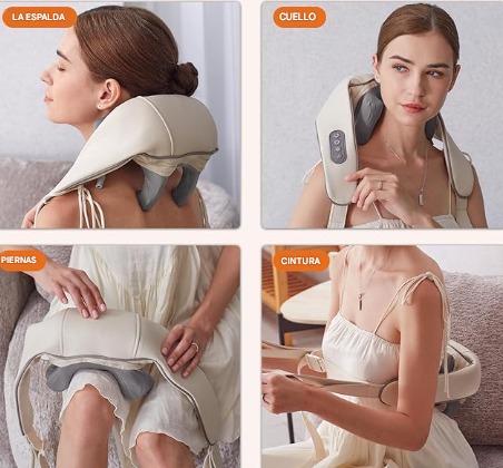 Masajeador Cervical Pro 5D – Alivio Real con Efecto Calor®